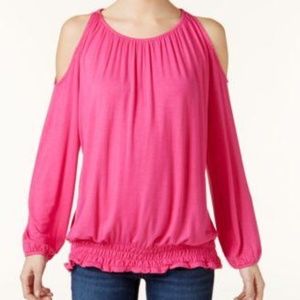 INC Smocked Off-The-Shoulders